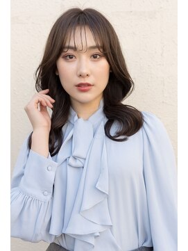 ヴィーヴォ 天六店(VIVO) 【VIVO】くびれヘア 韓国ヘアシースルーバング ダークグレージュ