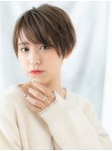 斜めバング大人かっこいい小顔束感ショートa小山20代30代40代