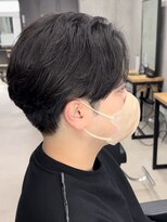 フイ 自由が丘(men's salon Hui)&nbsp;メンズ/アップバング/ツーブロックマッシュ/束感ショート/波巻き