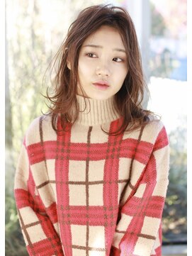 モカヘアー(mocha hair) 韓国風くびれレイヤー×ニュアンスパーマ×アッシュベージュ