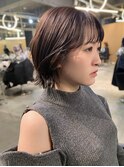 【 くびれボブ × ラベンダーブラウン 】浅野美紀