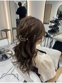 ハーフアップアレンジ/韓国風アレンジ/Zina筑紫口店