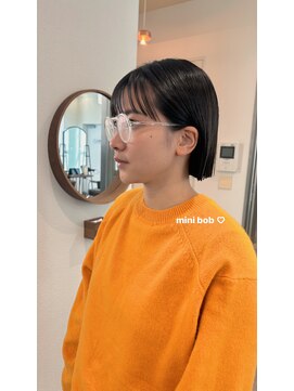 ガーランド (Garland) 切りっぱなしボブ/顔周りレイヤー/前髪/原宿神宮前