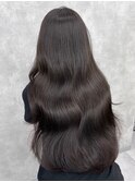 アッシュグレーレイヤーカットアッシュ20代30代40代韓国ヘア艶髪