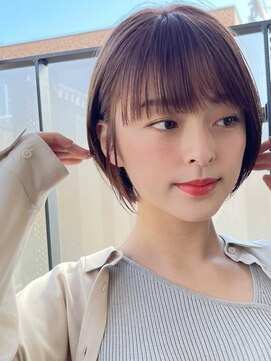 ネイロ 錦糸町(NeiRo) ★縮毛矯正ショートボブサイドバング前髪あり髪質改善内巻きボブ