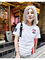 メリケンビューティーパーラー コウベ(MERICAN BEAUTY PARLOR KOBE) 外ハネ×お顔まわりのデザイン(tomo)