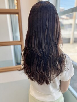 アミトヘアアンドサロン(amito hair&salon) ツヤと柔らかさのあるベージュブラウン