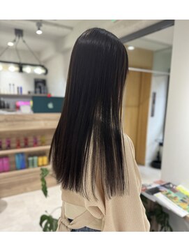 オリ 仙台(Oli) 20代～30代大人ナチュラル縮毛矯正前髪似合わせカット［仙台］