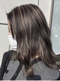 ハイライト×グレージュ【TELA HAIR 公津の杜店】