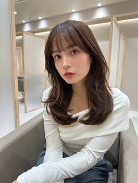 ジーナ 福岡藤崎(Zina) 髪質改善＊毛先カールネビージュブラウン＊美髪 【Zina 藤崎】