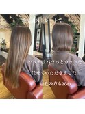 【地毛風ストレート】癖毛の方でボブにされたい方はご相談