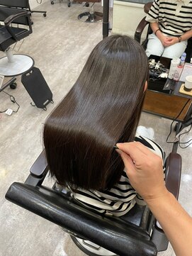 ナンバー エミライ 溝の口(N° emirai) 大人かわいいくびれミディラベンダーインナーカラー