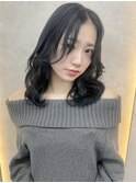 メルティカラーフェミニンロング似合わせカット