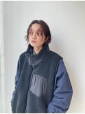 ミディアムレイヤー×ルーズパーマ