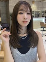 グランド(GRAND) セミロング30代40代ストレートレイヤー前髪なし前髪あり表参道