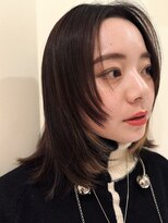 ビュートリアム265(BEAUTRIUM 265) ★顔周りレイヤー 裾カラー 切りっぱなしミディアムボブ 銀座
