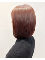 モリオフロムロンドン 松戸店(Morio from London)&nbsp;【morio松戸　アイダ】オレンジブラウンボブ暖色カラーボブ
