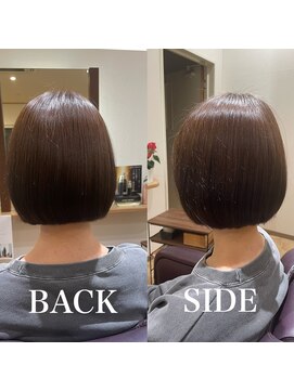 マハロ ヘアー(Mahalo Hair) 切りっぱなしボブ