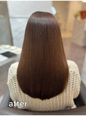 髪質改善ストレート