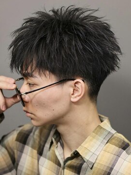 リップス 大宮(LIPPS) メンズ【ダウンバングショート】ツイストパーマ