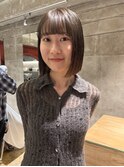 パーマ落とし、ストレートボブ