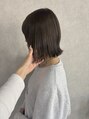 フランチェスカドットボブ(francesca.bob)&nbsp;赤みを抑えたOlive×切りっぱなしボブ