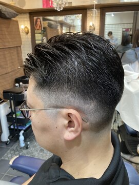 ルピナス 中田(Lupinus) 七三フェード