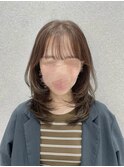 ミディアムレイヤーカット