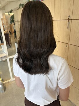 アドラーブル 万代店 (adorable) 大人可愛い大人カラーアッシュグレーベージュ