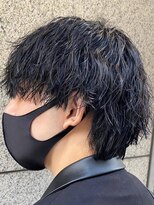 ジーニー 新百合ヶ丘(Genie) フェザーパーマサーフカール刈り上げセンターパート