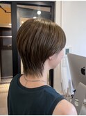 ショートウルフ　新宿/ウルフヘア/透明感カラー/髪質改善