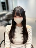 心斎橋/着物ヘア/大人ガーリー/ダークアッシュ/似合わせカット