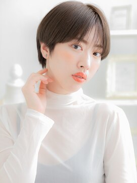 モッズヘア 越谷(mod's hair) オリーブグレージュ小顔前下がり丸みショートh4越谷20代30代40代