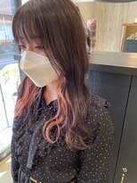 コスタ オブ リシェール(The COSTA of RICHAIR)&nbsp;ピンクベージュ/くすみピンク/インナーカラー/ブラウン/越谷