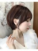 【岩田莉奈】40代50代の似合わせカットで若見えショートボブ新宿