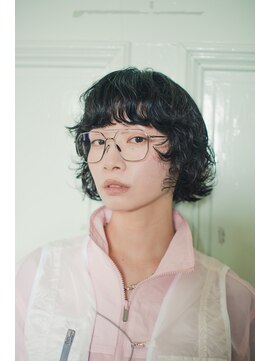 ネイビー(nvy) ラフカールボブ