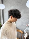 【萩原】シャドウパーマ/刈り上げマッシュ/メンズパーマ