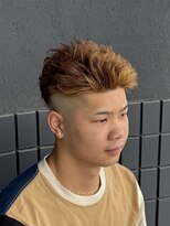 ケースタイル(K-style)&nbsp;ハイライト（メッシュ）　スキンフェード　グリース仕上げ