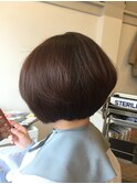 のんびり。。。かわいい。。。ボブのカタチ