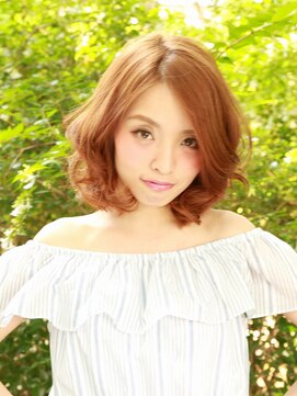 アース 八戸店(HAIR & MAKE EARTH) エレガント＆キュートボブ　ウェーブ☆EARTH八戸店