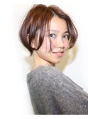 【morio池袋】丸くて可愛いショートボブ