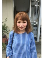 ブラッシュ(brush) brush 森田祐輔 ナチュラルライン 肩ラインボブパーマ