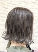 【morio】王道グレージュ×黒髪にも◎外ハネボブ