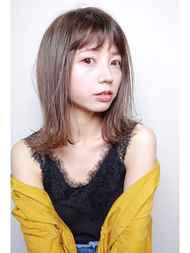 デイジードゥ(Daisy duex) 外ハネミディ　ハイライト