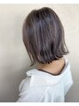 ビースタイル(Be STYLE) ハイライト×切りっぱなしボブ