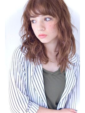 ロミー 本厚木(ROMMY.) 無造作おしゃれセミディヘア　 / ロミー本厚木