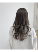 【BelleCoupes】グラデーションハイライト 透明感グレー