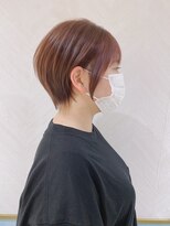 ロンド ストラーダ 心斎橋(Lond strada)&nbsp;ショート×ハイライト白髪ぼかし×シルキーベージュ[心斎橋]