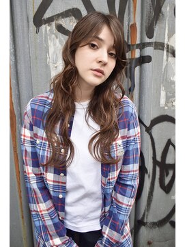 ブゾン(buZon) 【buZon ブゾン】ロングウルフ×パーマスタイル