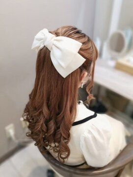 ヘアセットサロン ミント(Hair set salon MINT) ハーフアップ